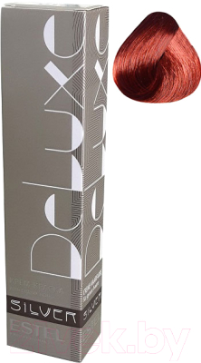 Крем-краска для волос Estel De Luxe Silver 7/45 (русый медно-красный)