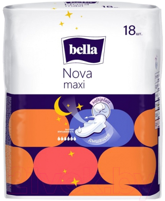 Прокладки гигиенические Bella Nova Maxi Softiplait (18шт)