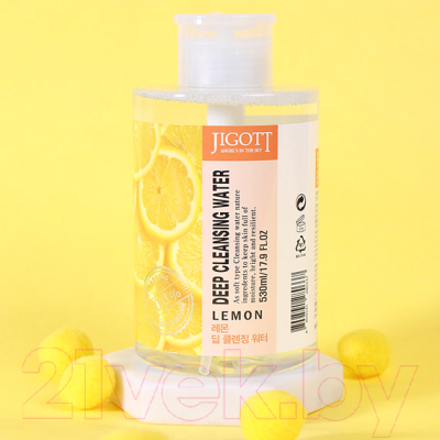 Вода для лица Jigott Глубоко очищающая с экстрактом лимона (530мл)