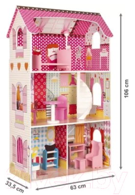 Кукольный домик Eco Toys DH617