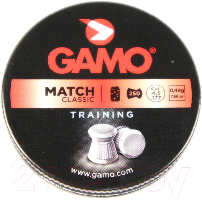 Пульки для пневматики Gamo Match / 6320034 (500шт)