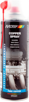 Смазка техническая MoTip Copper spray / 090301BS (500мл)