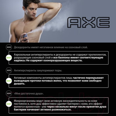 Антиперспирант-спрей Axe Ледокол (150мл)