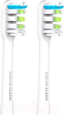 Набор насадок для зубной щетки Xiaomi Soocas (2шт, белый)