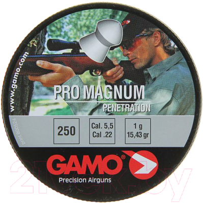 Пульки для пневматики Gamo Pro-Magnum / 6321725 (250шт)