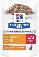 Влажный корм для кошек Hill's Prescription Diet c/d Stress Urinary Care Chicken (85г) - 