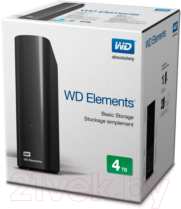 Внешний жесткий диск Western Digital Elements Desktop 6TB