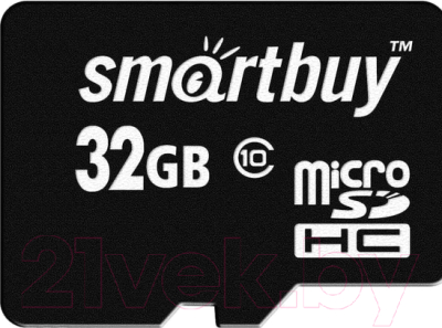 Карта памяти SmartBuy microSDHC (Class 10) 32GB (SB32GBSDCL10-00)