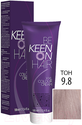 Крем-краска для волос KEEN Colour Cream 9.8 (светлый блондин перламутровый)