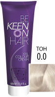 Крем-краска для волос KEEN Colour Cream 0.0 супер-осветлитель - 
