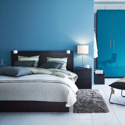 Двуспальная кровать Ikea Мальм 992.110.32