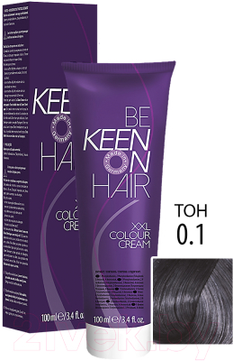Крем-краска для волос KEEN Colour Cream 0.1 (пепельный)
