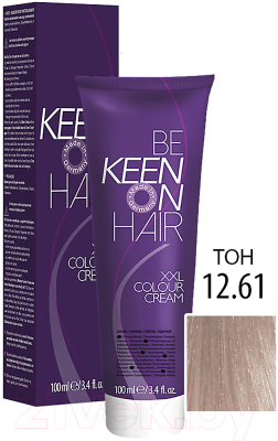 Крем-краска для волос KEEN Colour Cream 12.61 (платин. блондин фиолет.-пепельн.)