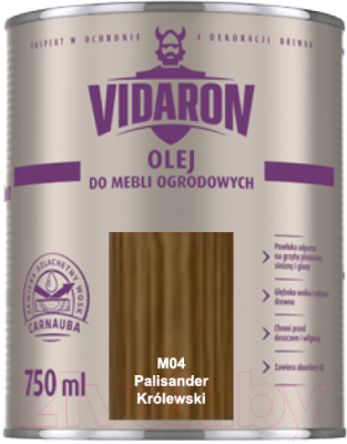 Масло для древесины Vidaron M04 Палисандр (750мл)