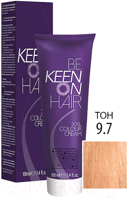 Крем-краска для волос KEEN Colour Cream 9.7 (светлый блондин)