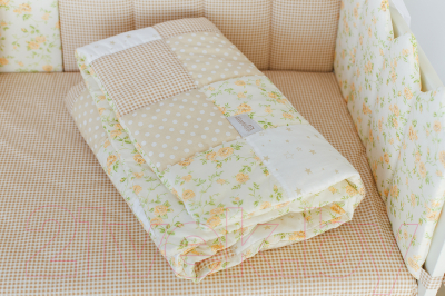 Комплект постельный для малышей Martoo Mosaik 7 (персиковый/бежевый)