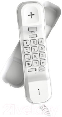 Проводной телефон Alcatel T06 (белый)