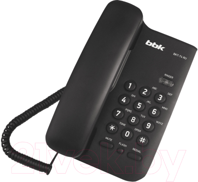 Проводной телефон BBK BKT-74 (черный)