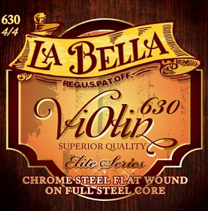 Струны для смычковых La Bella 630-1/4 (сталь)