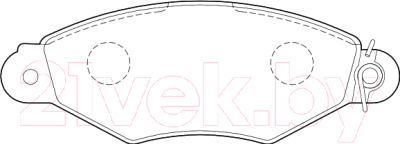 

Тормозные колодки Valeo, 301726