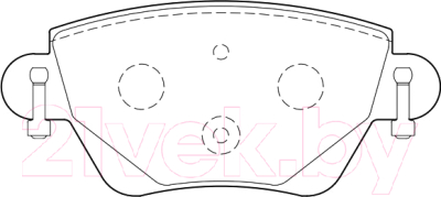 

Тормозные колодки Valeo, 301434