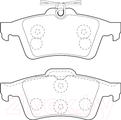 

Тормозные колодки Valeo, 301019