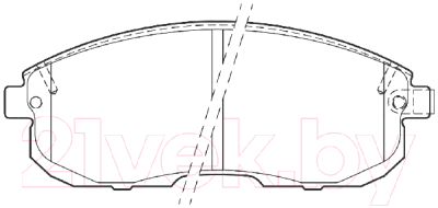 

Тормозные колодки Valeo, 301011