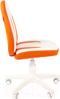 Кресло детское Chairman Kids 122 (экопремиум белый/оранжевый)