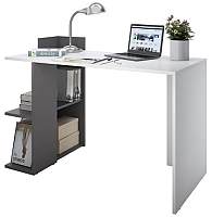 Письменный стол Domus СП017 11.017L.01.92/ dms-sp017L-8685-162PE (левый, белый/серый) - 