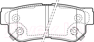 

Тормозные колодки Valeo, 301748
