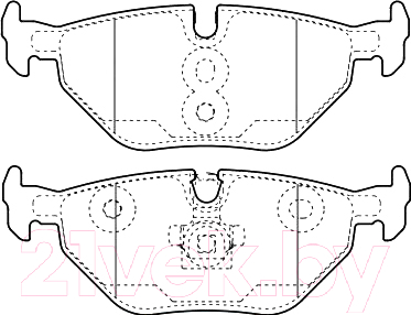 

Тормозные колодки Valeo, 301753