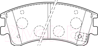 

Тормозные колодки Valeo, 301648