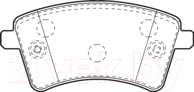 

Тормозные колодки Valeo, 302108