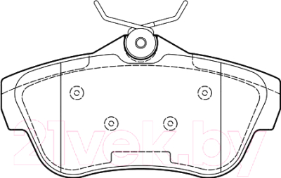 

Тормозные колодки Valeo, 302114