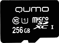 Карта памяти Qumo microSDXC (Class 10) 256GB (QM256GMICSDXC10U3) - 