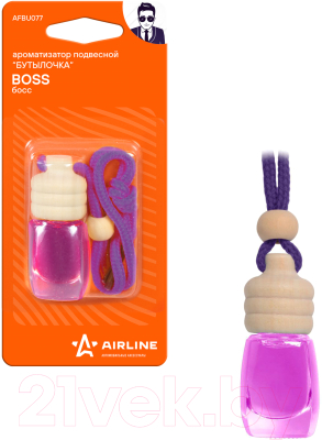 Изображение товара Ароматизатор автомобильный Airline Бутылочка / AFBU077 (Boss)