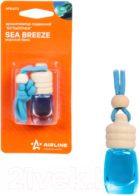 Изображение товара Ароматизатор автомобильный Airline Бутылочка / AFBU073 (морской бриз)