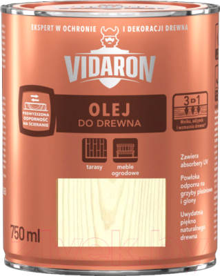 Масло для древесины Vidaron D06 Белый дуб (750мл)