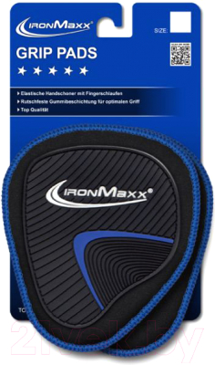 Перчатки для фитнеса IronMaxx Grip Pads / I00004166 (S/M)