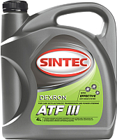 

Трансмиссионное масло Sintec, ATF III Dexron / 900265
