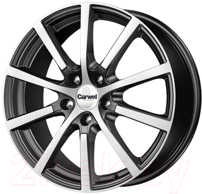 

Литой диск Carwel, Centaur 17x7" 5x114.3мм DIA 66.1мм ET 45мм Алмаз черный