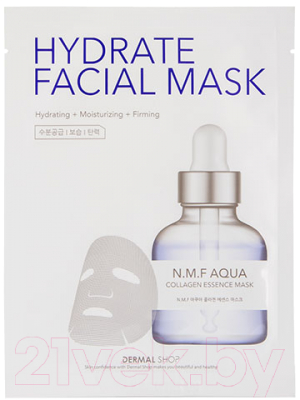 

Маска для лица тканевая Dermal, Hydrate Facial Mask N.M.F Aqua Collagen Essence Mask