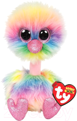Мягкая игрушка TY Beanie Boo's Страус Asha / 36281