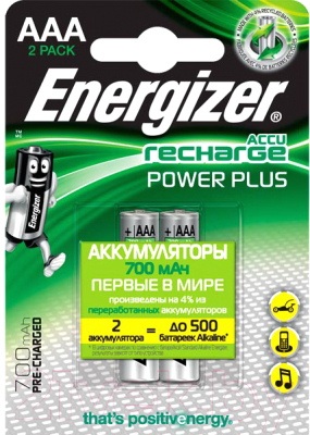 Комплект аккумуляторов Energizer Power Plus E300321801