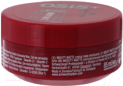 Крем для укладки волос Schwarzkopf Professional Osis+ Mighty Matte Ультрасильный  (85мл)