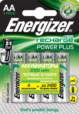 Комплект аккумуляторов Energizer Power Plus E300322001