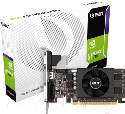 Видеокарта Palit GeForce GT 710 1GB GDDR5 (NE5T7100HD06-2081F)