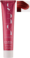 Крем-краска для волос Estel De Luxe Extra Red 66/54 (темно-русый красно-медный) - 