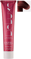 Крем-краска для волос Estel De Luxe Extra Red 66/56 (темно-русый красно-фиолетовый) - 