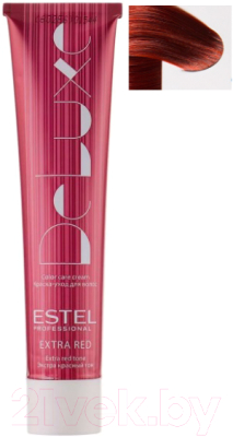 Крем-краска для волос Estel De Luxe Extra Red 77/44 (русый медный интенсивный)
